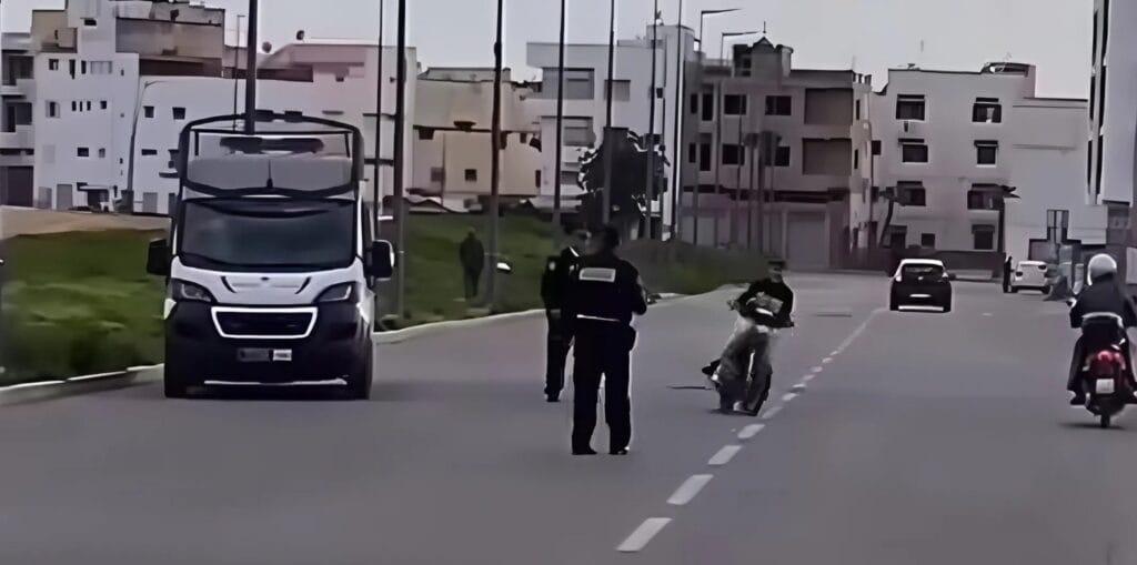 تهور شاب يُشعل سلا.. والأمن يدخل على الخط بسرعة