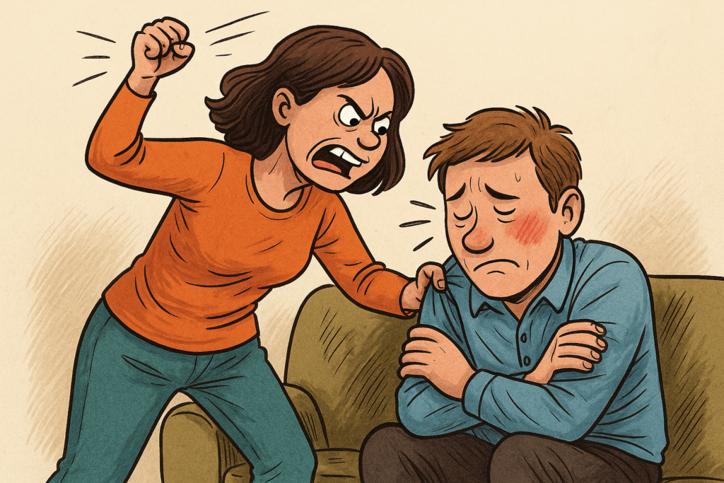 العنف ضد الرجال: الظاهرة المسكوت عنها في مجتمعاتنا % العنف ضد الرجال: الظاهرة المسكوت عنها في مجتمعاتنا