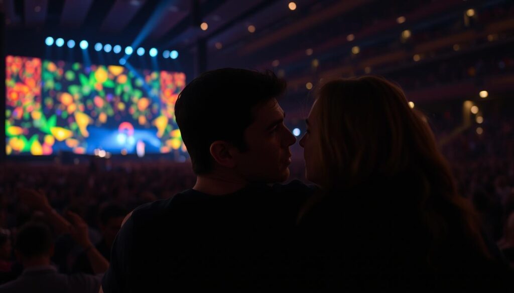 Cheating husband exposed at Coldplay concert. He is having an affair with his co