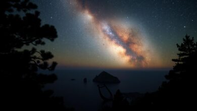 Capturing the Milky Way Above Harp Island