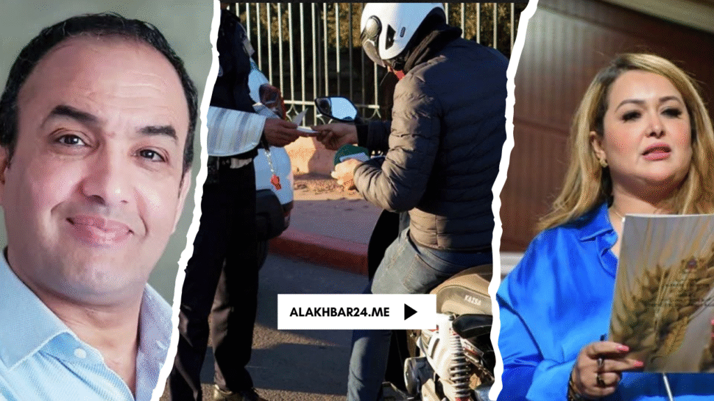 رشيد الوالي و بوجريدة في مواجهة حملة الدراجات النارية....