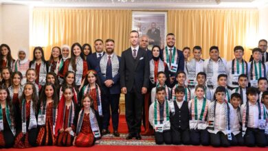 الأمير مولاي الحسن يستقبل أطفال القدس في تطوان