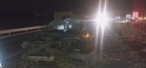 مأساة عائلة من سلا على الطريق السيار بين صخور الرحامنة ومشرع بن عبو %