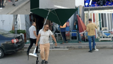 قائد المزرعة سلا يقود حملة لتحرير الملك العمومي وتنظيم الشوارع