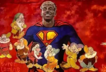 جدارية لامين يامال في برشلونة تثير الجدل بعد تخريبها