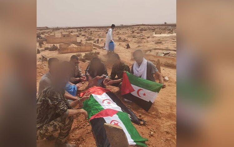 جدل بعد استغلال تشييع جثمان في لقصابي لرفع شعارات انفصالية % جدل بعد استغلال تشييع جثمان في لقصابي لرفع شعارات انفصالية