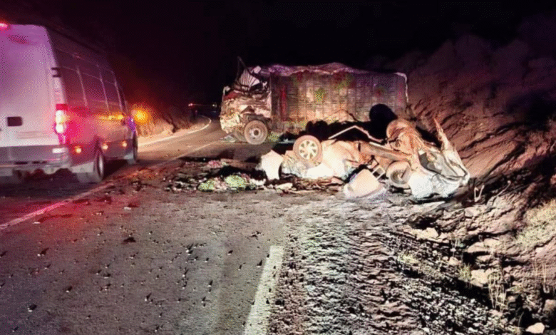 فاجعة مروعة في تارودانت: 8 ضحايا في حادث سير صادم % فاجعة مروعة في تارودانت: 8 ضحايا في حادث سير صادم