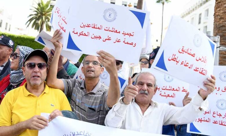 النقابات تضغط على الحكومة: إصلاح التقاعد بين الانتظار والرهان الانتخابي % النقابات تضغط على الحكومة: إصلاح التقاعد بين الانتظار والرهان الانتخابي