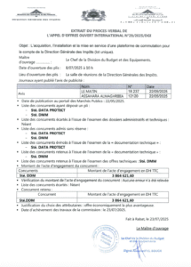 الصفقة الضخمة للضرائب تثير الجدل والفائز يثير التساؤلات % platforme impot