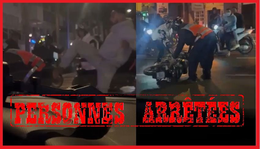 توقيف ثلاثة أشخاص بعد اعتدائهم على دراجي شرطة في الدار البيضاء