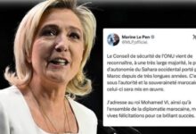 الصحراء المغربية.. من قاعات الأمم المتحدة إلى تغريدة لوبان % الصحراء المغربية.. من قاعات الأمم المتحدة إلى تغريدة لوبان