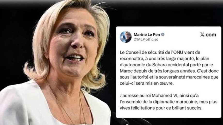 الصحراء المغربية.. من قاعات الأمم المتحدة إلى تغريدة لوبان % الصحراء المغربية.. من قاعات الأمم المتحدة إلى تغريدة لوبان