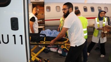 نقل جوي استثنائي لإنقاذ سيدة حامل في وضعية حرجة بالعيون % نقل جوي استثنائي لإنقاذ سيدة حامل في وضعية حرجة بالعيون
