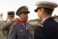 باريس .. توشيح الفريق أول محمد بريظـ المفتش العام للقوات المسلحة الملكية بوسام ” فيلق الشرف برتبة قائد” % 597764045 1181435804120561 4497064762298063596 n