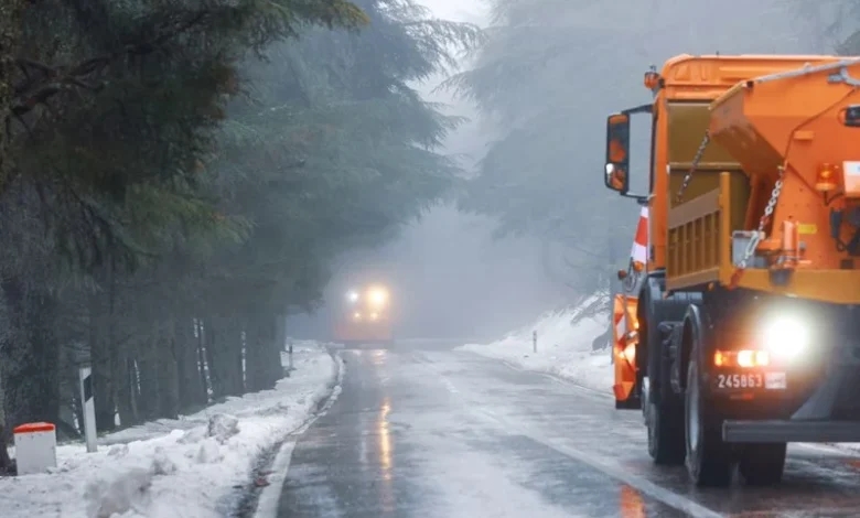 استمرار عدم الاستقرار الجوي وأمطار رعدية وتساقطات ثلجية مرتقبة % استمرار عدم الاستقرار الجوي وأمطار رعدية وتساقطات ثلجية مرتقبة