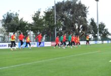 “الأسود” يواصلون الاستعداد لمواجهة نيجيريا في نصف النهائي