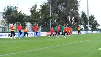 “الأسود” يواصلون الاستعداد لمواجهة نيجيريا في نصف النهائي