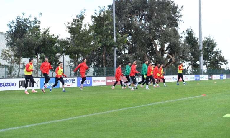 “الأسود” يواصلون الاستعداد لمواجهة نيجيريا في نصف النهائي