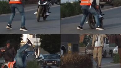 توقيف سائق دراجة نارية متهور عمد إلى دهس شرطي % 637864840 2937839206422268 39312366524697354 n