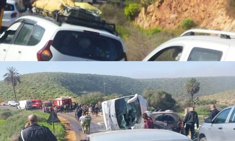 فاجعة .. مصرع 4 عناصر أمنية و إصابة 26 اخرين إثر حادثة سير حافلة لنقل فرقة حفظ النظام % 640391837 895791446526876 6615163209440778361 n