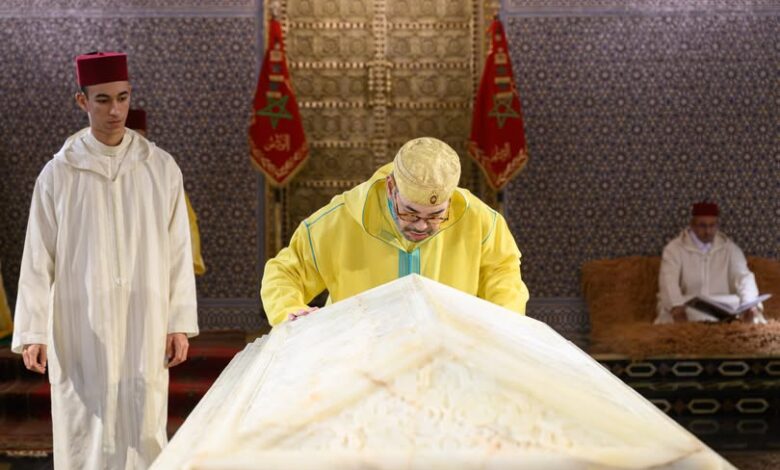 أمير المؤمنين يترحم على روح الملك الراحل محمد الخامس % 645428706 1243417071255767 3978067233104284068 n