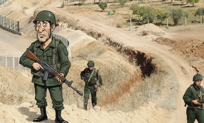 حين يصبح الحجر أداة دبلوماسية… قراءة ساخرة في تحركات الجيش الجزائري % حين يصبح الحجر أداة دبلوماسية… قراءة ساخرة في تحركات الجيش الجزائري