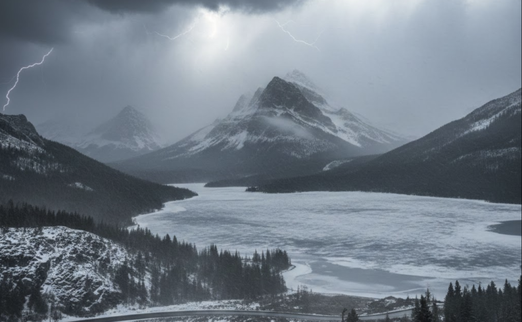 أمطار رعدية وثلوج ورياح قوية تُبقي الطقس متقلبًا بعدة مناطق