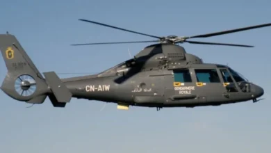 تفكيك لغز “المروحية الغامضة” التي اخترقت الأجواء المغربية % اتهخ