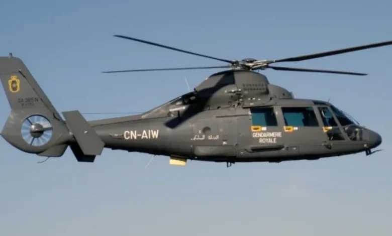 تفكيك لغز “المروحية الغامضة” التي اخترقت الأجواء المغربية % اتهخ