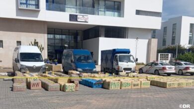 إحباط محاولة للتهريب الدولي للمخدرات وحجز 11 طنا و755 كيلوغراما من مخدر الشيرا % Nouveau projet796 508x300 1
