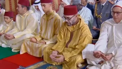 الملك محمد السادس يترأس حفل إحياء ليلة القدر بالقصر الملكي بالرباط % الملك محمد السادس يترأس حفل إحياء ليلة القدر بالقصر الملكي بالرباط