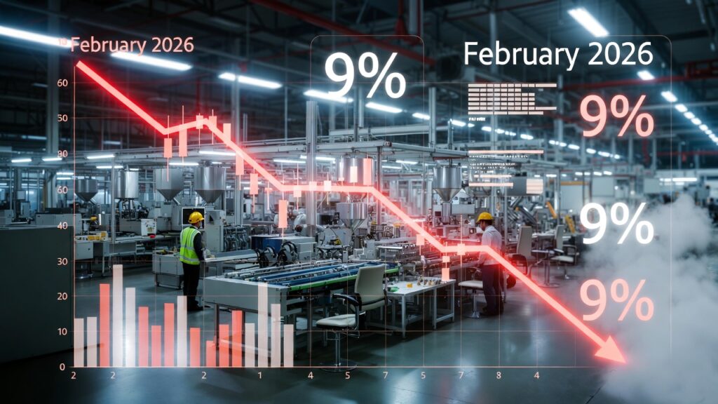 المندوبية السامية للتخطيط: انخفاض أسعار الإنتاج الصناعي في فبراير 2026 % المندوبية السامية للتخطيط: انخفاض أسعار الإنتاج الصناعي في فبراير 2026