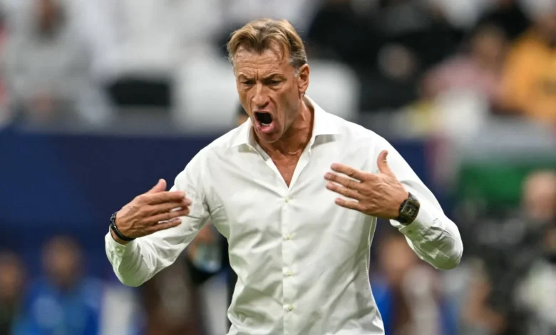 إعفاء هيرفي رونار من تدريب السعودية وترشيح وليد الركراكي لخلافته