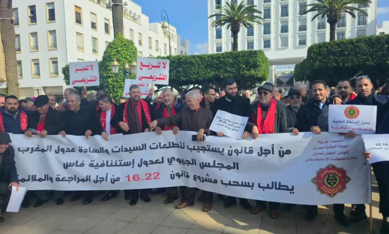 توقف خدمات العدول بالمغرب يربك التوثيق ويصعّد التوتر % توقف خدمات العدول بالمغرب يربك التوثيق ويصعّد التوتر