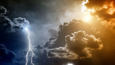 نشرة إنذارية: عواصف رعدية وحرارة مرتفعة بعدة مناطق