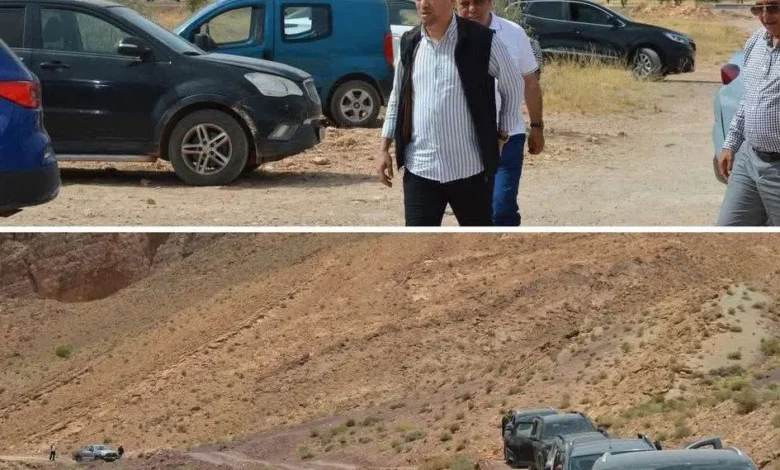 بعد خمس سنوات من الغياب.. السعدي يعود إلى تالوين بوعود تعبيد الطريق % بعد خمس سنوات من الغياب.. السعدي يعود إلى تالوين بوعود تعبيد الطريق