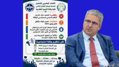 احتقان داخل وكالة التنمية الفلاحية ونقابة تصعد ضد المهدي الريفي