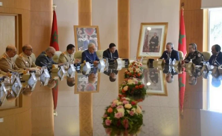 Bourita et Loudyi recoivent a Rabat le Haut representant du Conseil de paix pour Gaza 768x512 1