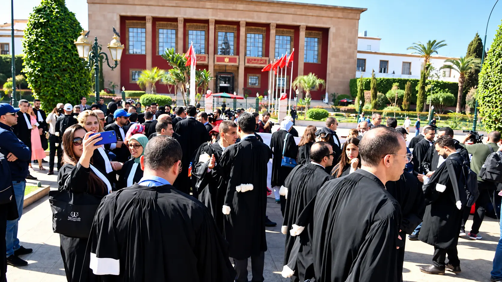 محامو المغرب يصعّدون قبل افتتاح البرلمان.. تعليق الخدمات يعود للواجهة